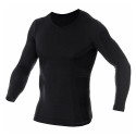Bluza termoaktywna męska Brubeck Comfort Wool czarna LS11600 XL