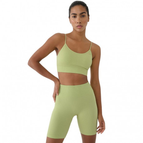 Stanik sportowy 4F F151 jasna zieleń 4FWSS25USBAF151 42S XS/S