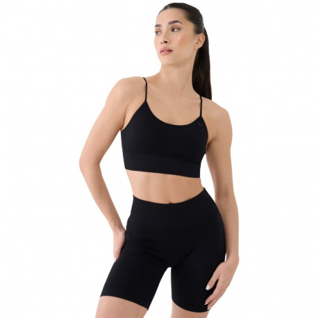 Stanik sportowy 4F F151 głęboka czerń 4FWSS25USBAF151 20S M/L