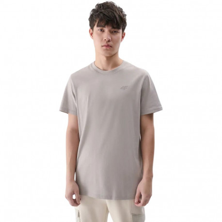 Koszulka męska 4F M2074 ciepły jasny szary 4FWSS25TTSHM2074 26S S