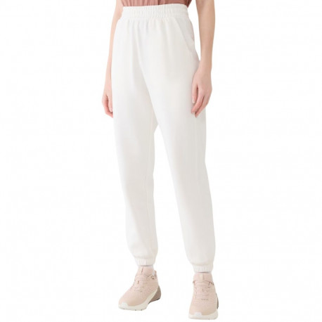 Spodnie damskie 4F CAS F1013 złamana biel 4FWSS25TTROF1013 11S 2XL