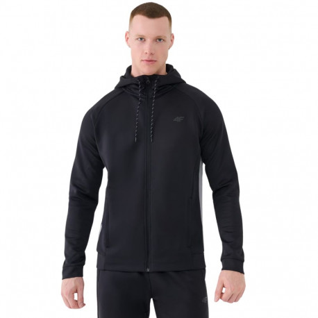 Bluza męska 4F FNK M513 głęboka czerń 4FWSS25TFSWM513 20S S