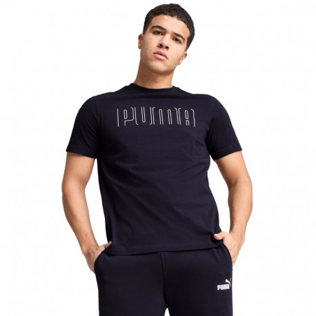 Puma meeste t-särk Sport Graphic Tee 684617 16 S, tumesinine