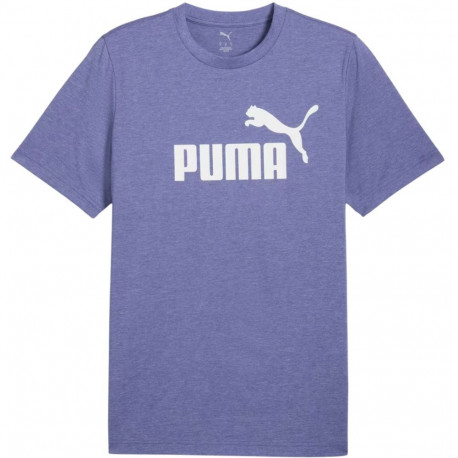 Koszulka męska Puma Ess No.1 Logo Heathear Tee fioletowa 682551 46 XL