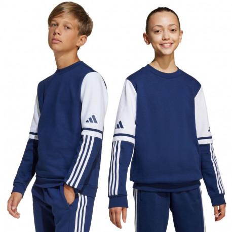 Bluza dla dzieci adidas Squadra 25 Sweat Crew granatowa JD4814 140cm