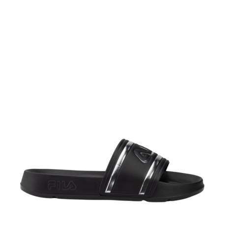 Klapki damskie Fila Morro Bay Logo czarno-szare FFW0102 83162 38