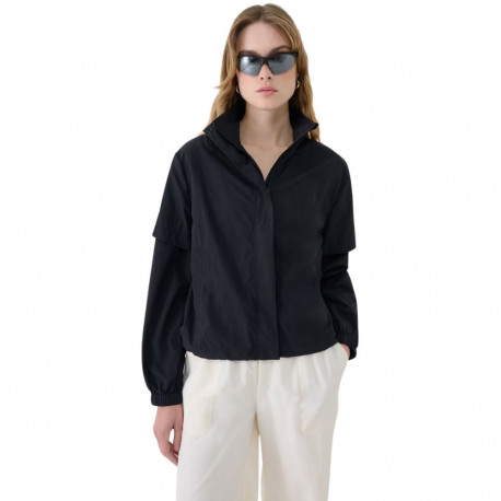 Kurtka damska 4F F190 głęboka czerń 4FWSS25TJACF190 20S S