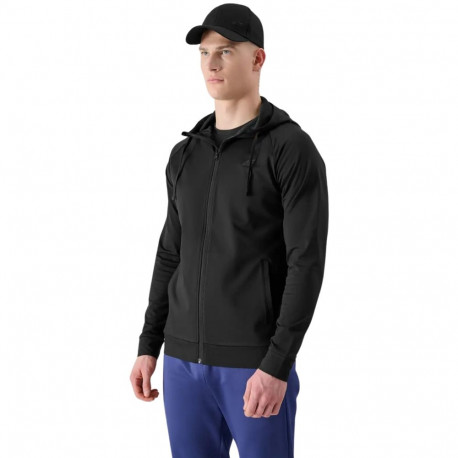 Bluza męska 4F FNK M512 głęboka czerń 4FWSS25TFSWM512 20S L