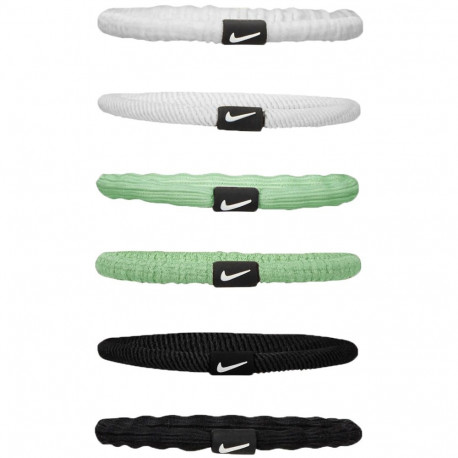 Nike juuksekummid Flex N1009194130OS 6tk, valge-roheline-must