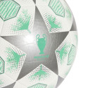 Piłka nożna adidas UCL Club 24/25 Knockout Stages biało-zielono-szara JH1283 5