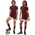 Spodenki dla dzieci adidas Squadra 25 bordowe JC8665 116cm