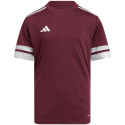 Koszulka dla dzieci adidas Squadra 25 bordowa JC8667 140cm