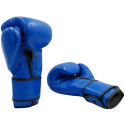 Rękawice bokserskie Evolution profesjonalne ze skóry naturalnej PRO RB-1510,1512 niebieskie 12