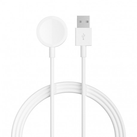 Devia inductive magnetic charger Kintone USB 1,0 m white for Apple Watch