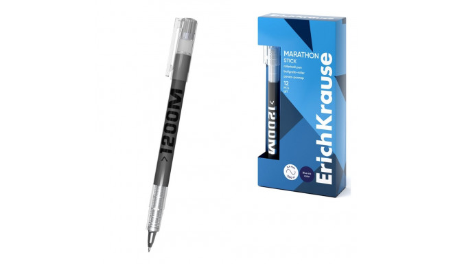 Tindipliiats korgiga ERICH KRAUSE Marathon Stick 0,5mm must