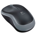 Computer mouse wireless LOGITECH M185 dark gray black