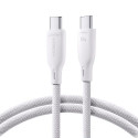 Joyroom USB - Lightning Cable Multi-Color Series A14, 480mb/s, 60W, 1m, White (SA34-CC3)