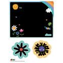 AVENIR Scratch Greeting Card Flowers