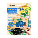 AVENIR Scratch Greeting Card Dinos
