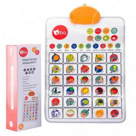 bo. Educational toy - Alphabet playmat (Estonian lang.)