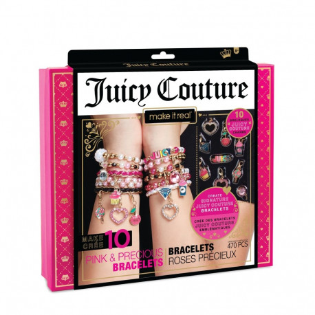 MAKE IT REAL Juicy Couture Käsitöö Komplekt - Roosad käevõrud