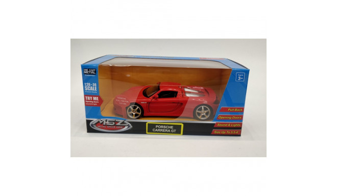 MSZ metallist mudelauto Porsche Carrera GT, skaala 1:32