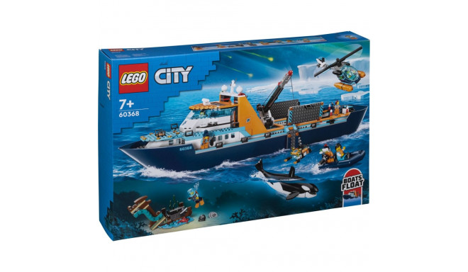 LEGO City 60368 Łódź badacza Arktyki