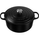 Le Creuset Signature ümmargune röstimisnõu 30 cm must