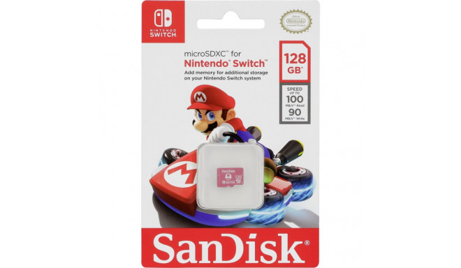 SanDisk MicroSDXC UHS-I 128GB Nintendo Switch