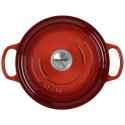 Le Creuset Signature ümmargune pajaroog 24 cm cerise