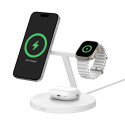 Belkin BOOST CHARGE PRO Qi2 3in1 magn.laadimisalus 15W valge WIZ032kqWH