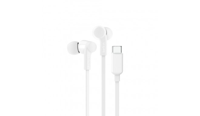 Belkin Rockstar juhtmega USB-C valged kõrvaklapid G3H0002hqWHV2