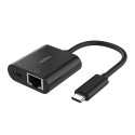 Belkin Connect USB-C Ethernet adapter 100W PD must INC019btBK