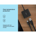 Belkin Connect USB-C Ethernet Adapter 100W PD black INC019btBK