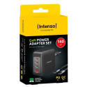 Intenso Toiteadapter W140 Komplekt 2x USB-C 1x USB-A koos kaabliga