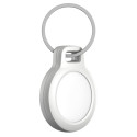 Nomad kaitseümbris Rugged Keychain AirTag, valge