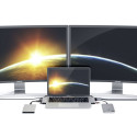 eatechi Type-C Pro Jaotur 4K HDMI hõbedane