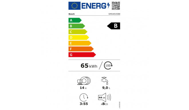 Bosch SMS4EVI08E hõbedane