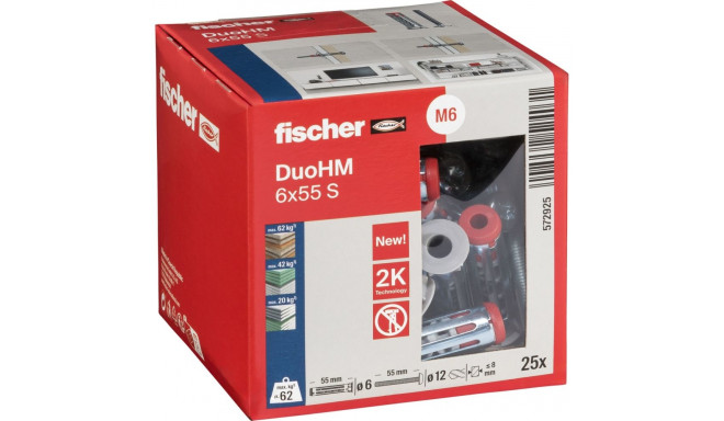 Fischer DuoHM 6x55 S TX 25 tk
