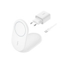 Belkin BOOST Charge magnetiline laadija 15W, USB-C väljund, valge WIB007vfWH