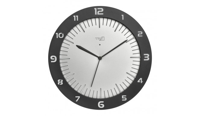 TFA 60.3553.10 raadiojuhitav seinakell värvilise valgustusega LUMOCLOCK