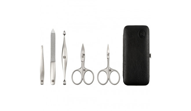 Zwilling PREMIUM leather frame case, black, 5 pcs.