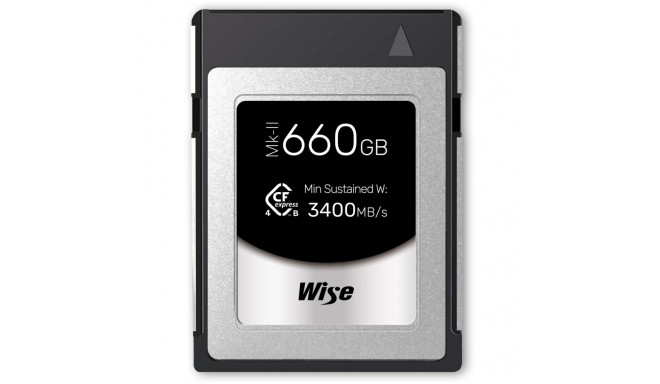 Wise CFexpress 4.0 Type B PRO 660GB MK-II      WI-CFX4-B660PM2