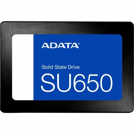 ADATA SATA SSD SU650 512GB SATA III 6.0 lugemiskiirus/kirjutamiskiirus 520/450