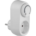 REV adapter pistik integreeritud LED-dimmeriga, valge EMD201 20270112