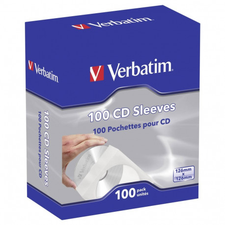 1x100 Verbatim CD/DVD ümbrised