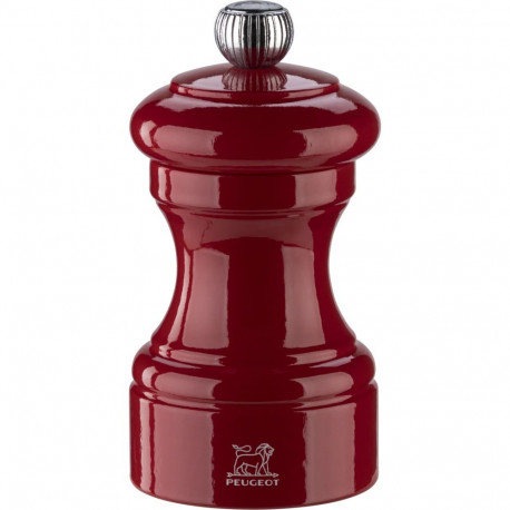 Peugeot Bistro salt mill 10 cm passion red lacquered wood