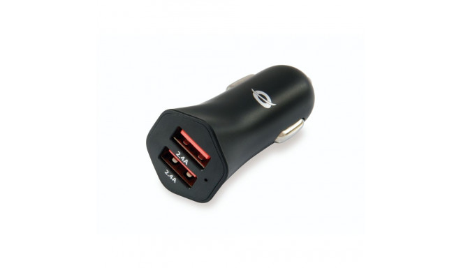 Conceptronic CARDEN04B 2-Port 24W USB-Car-Charger