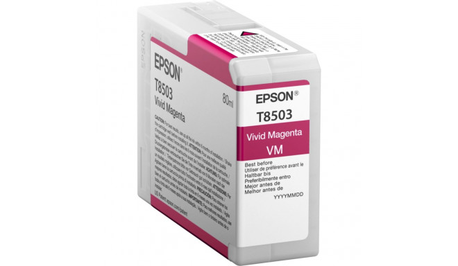 Epson tindikassett elav magenta T 850 80 ml T 85030N