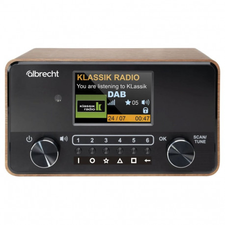 Albrecht DR 866 seniorite/pimedate raadio